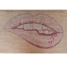 Lip Tease Turkish Design Handmade Wool Rug